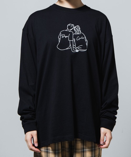 WEGO（ウィゴー）の「WEGO/boys&girlsプリントロンT（Tシャツ/カットソー・レディース・ホワイト/ブラック・SMALL/MEDIUM/LARGE）」の16枚目の写真