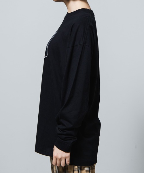 WEGO（ウィゴー）の「WEGO/boys&girlsプリントロンT（Tシャツ/カットソー・レディース・ホワイト/ブラック・SMALL/MEDIUM/LARGE）」の14枚目の写真