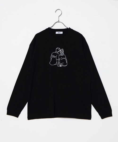 WEGO（ウィゴー）の「WEGO/boys&girlsプリントロンT（Tシャツ/カットソー・レディース・ホワイト/ブラック・SMALL/MEDIUM/LARGE）」の15枚目の写真