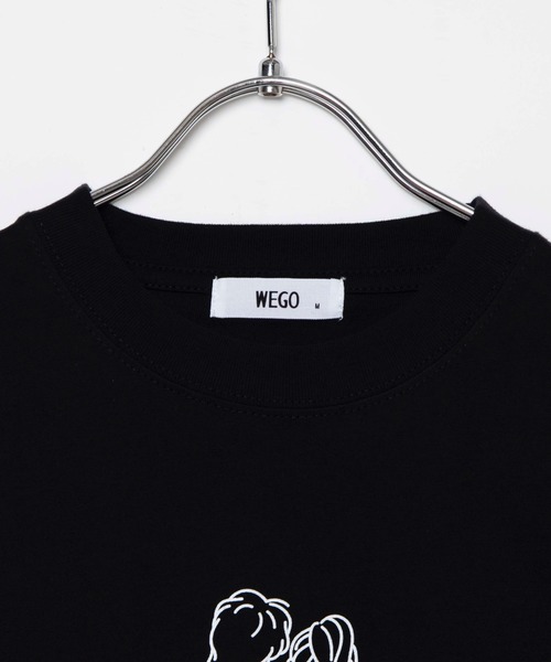 WEGO（ウィゴー）の「WEGO/boys&girlsプリントロンT（Tシャツ/カットソー・レディース・ホワイト/ブラック・SMALL/MEDIUM/LARGE）」の6枚目の写真