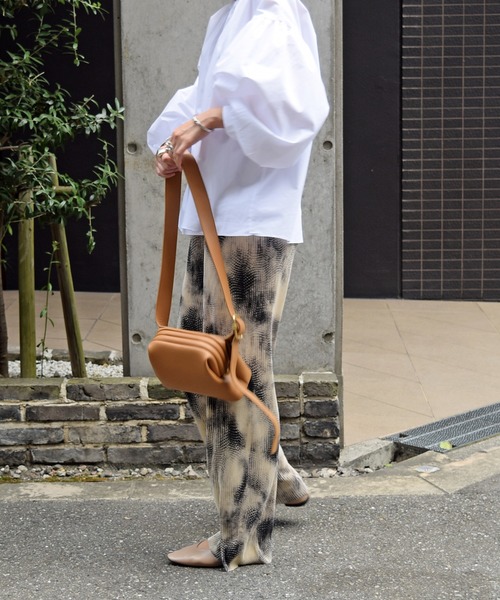 Marient（マリエント）の「タイダイプリーツラフパンツ/PT（その他パンツ・レディース・ブラック/ブラウン・FREE）」の7枚目の写真