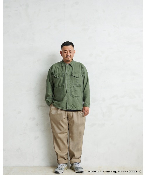 新品 フランス軍 1950～60年代 M-52 ヴィンテージ ツータック チノ