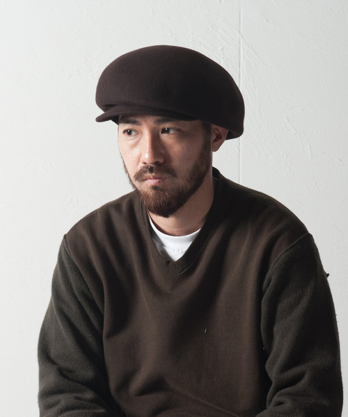 Big Wool Casket / ビッグシルエットウールキャスケット