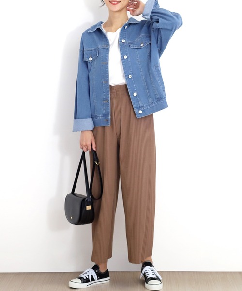 セール ビッグシルエットデニムジャケット デニムジャケット Amulet アミュレット のファッション 人気大好評大割引 デニムジャケット Www Santamonicaskateboards Com