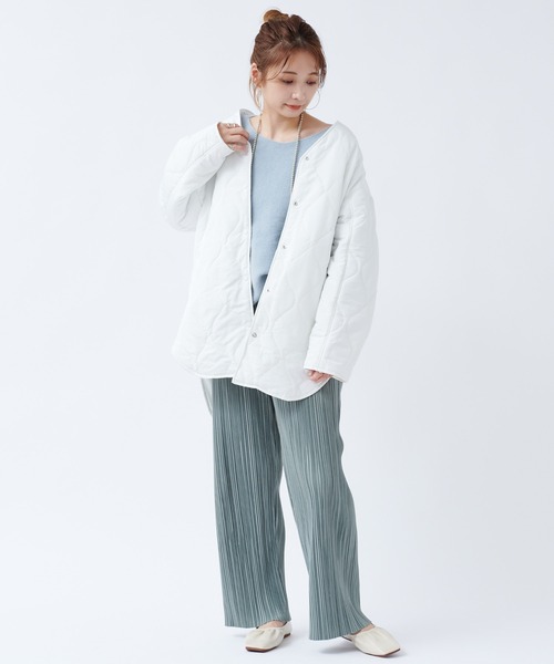 DouDou(ドゥドゥ)の「【WEB限定】プリーツパンツ(その他パンツ・レディース・オフホワイト/ブラウン/グリーン・FREE)」の17枚目の写真