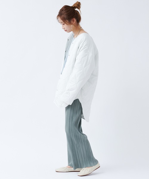 DouDou(ドゥドゥ)の「【WEB限定】プリーツパンツ(その他パンツ・レディース・オフホワイト/ブラウン/グリーン・FREE)」の19枚目の写真