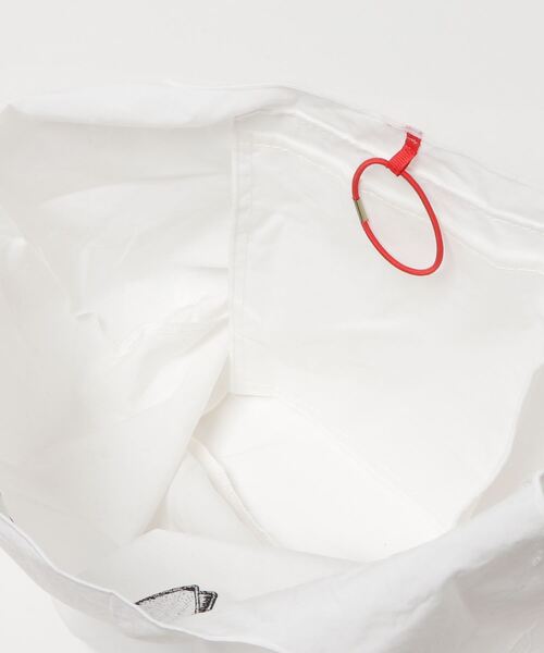 SUPERTHANKS(スーパーサンクス)の「『SUPERTHANKS』HAVE A NICE DAY! ECO BAG(エコバッグ/サブバッグ・レディース・ホワイト/ブラック・FREE)」の10枚目の写真