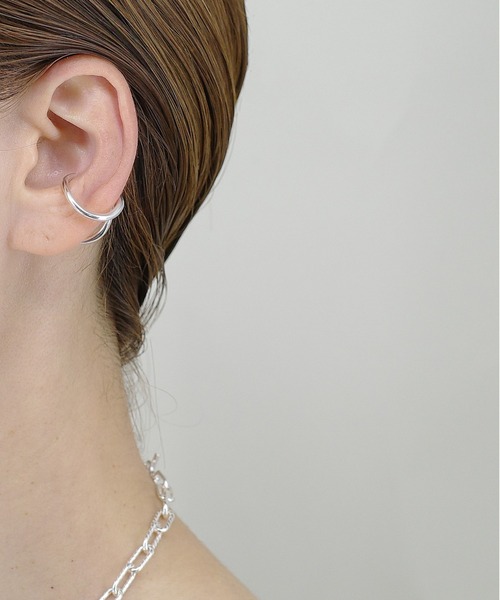 AROM.（アロム）の「【AROM. / アロム】シルバー925 / DISTORCERE Ear Cuff / イヤーカフ（イヤーカフ・レディース・シルバー/ゴールド・FREE）」の10枚目の写真
