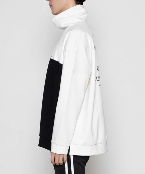 WEGO(ウィゴー)の「WEGO/ドルマンタートルネックプルオーバー(スウェット・メンズ・ホワイト/ベージュ・MEDIUM/LARGE)」の5枚目の写真