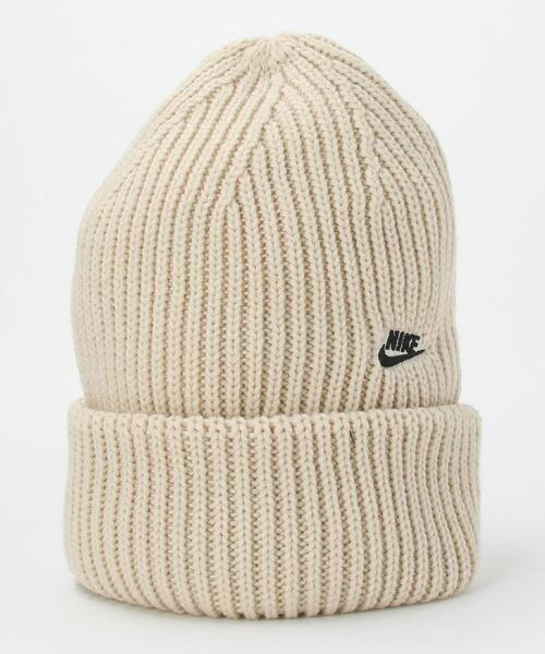 NIKE（ナイキ）の「＜NIKE＞ W BEANIE/ビーニー（ニットキャップ/ビーニー・メンズ・ブラック/ベージュ・FREE）」の3枚目の写真