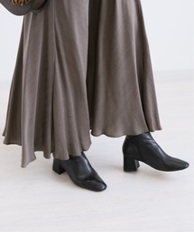 LE TALON | GRISE 5.5cmスクエアショートブーツ◆(ブーツ)