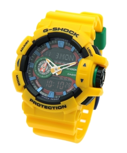CASIO（カシオ）の「G-SHOCK / GA-400-2AJF/4AJF/9AJF（アナログ腕時計・メンズ・イエロー/ブルー/オレンジ・ONE SIZE）」の5枚目の写真