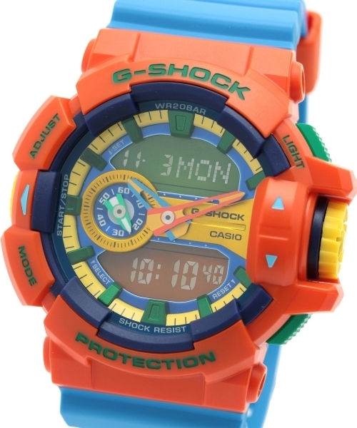 CASIO（カシオ）の「G-SHOCK / GA-400-2AJF/4AJF/9AJF（アナログ腕時計・メンズ・イエロー/ブルー/オレンジ・ONE SIZE）」の16枚目の写真
