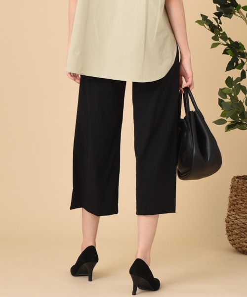 INTERPLANET（インタープラネット）の「コンパクトクールワイドパンツ（その他パンツ・レディース・ブラック/キャメル/カーキ・FREE）」の13枚目の写真