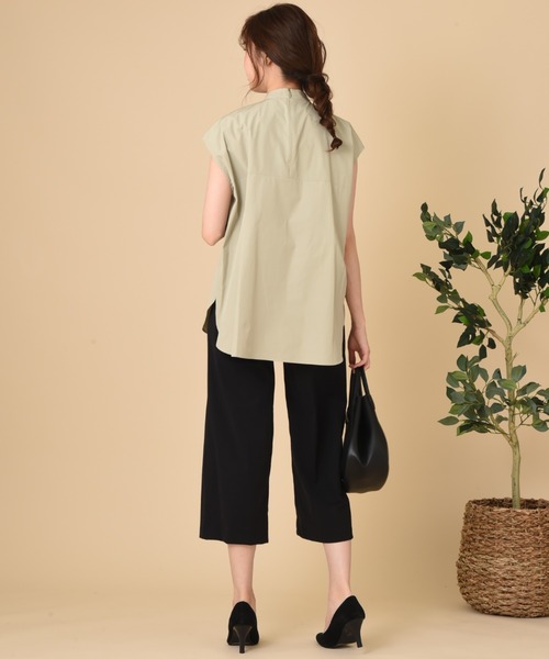 INTERPLANET（インタープラネット）の「コンパクトクールワイドパンツ（その他パンツ・レディース・ブラック/キャメル/カーキ・FREE）」の16枚目の写真