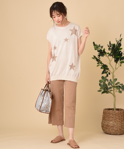 INTERPLANET（インタープラネット）の「コンパクトクールワイドパンツ（その他パンツ・レディース・ブラック/キャメル/カーキ・FREE）」の19枚目の写真