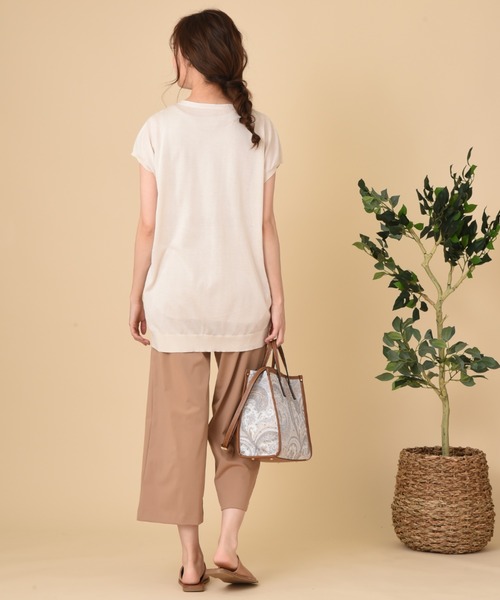 INTERPLANET（インタープラネット）の「コンパクトクールワイドパンツ（その他パンツ・レディース・ブラック/キャメル/カーキ・FREE）」の21枚目の写真