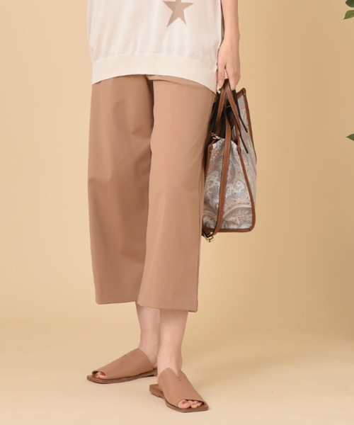 INTERPLANET（インタープラネット）の「コンパクトクールワイドパンツ（その他パンツ・レディース・ブラック/キャメル/カーキ・FREE）」の17枚目の写真