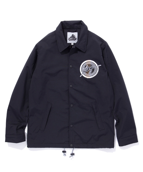 XLARGE（エクストララージ）の「NYLON COACHES JACKET（その他アウター・メンズ・ネイビー/グリーン/レッド/ブラック・LARGE/X-LARGE/SMALL/MEDIUM）」の2枚目の写真