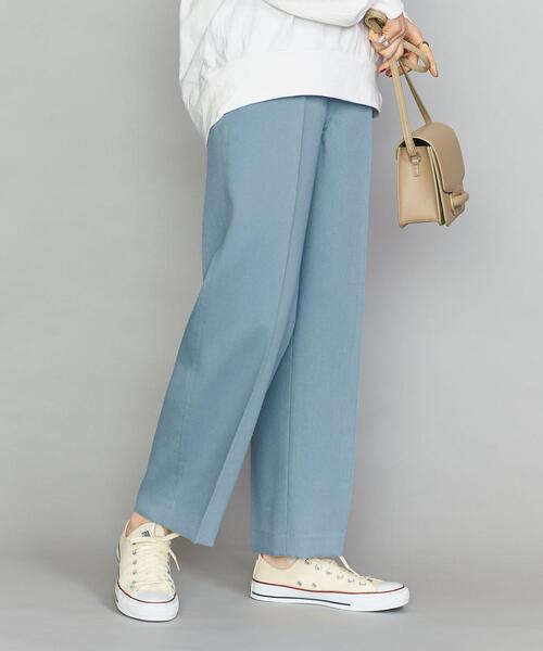 BEAUTY&YOUTH UNITED ARROWS(ビューティーアンドユースユナイテッドアローズ)の「BY ツイルハイウエストストレートワイドパンツ(その他パンツ・レディース・ベージュ/ダークブラウン/ターコイズブルー・MEDIUM/SMALL)」の21枚目の写真