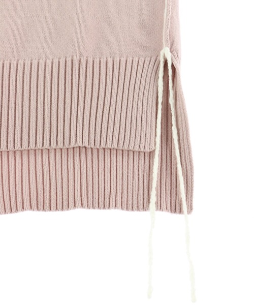 ALEXIA STAM(アリシアスタン)の「Contrast Stitch Knit Top/コントラストステッチニットトップ(ニット/セーター・レディース・アイボリー/グリーン系その他/ピンク系その他・FREE)」の10枚目の写真