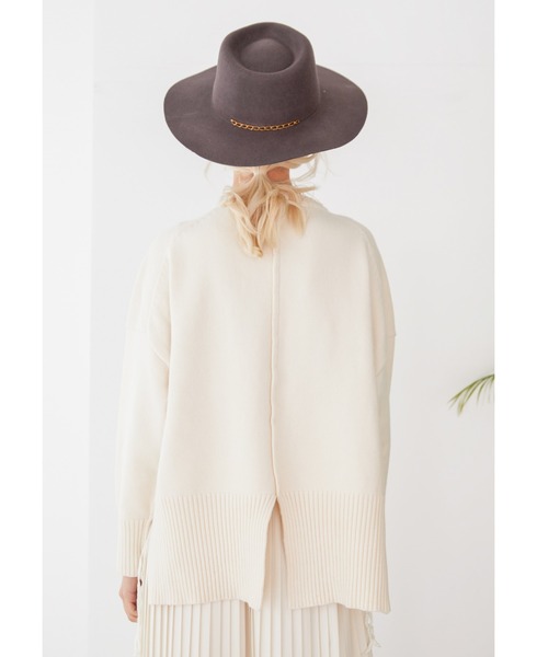 ALEXIA STAM(アリシアスタン)の「Contrast Stitch Knit Top/コントラストステッチニットトップ(ニット/セーター・レディース・アイボリー/グリーン系その他/ピンク系その他・FREE)」の19枚目の写真