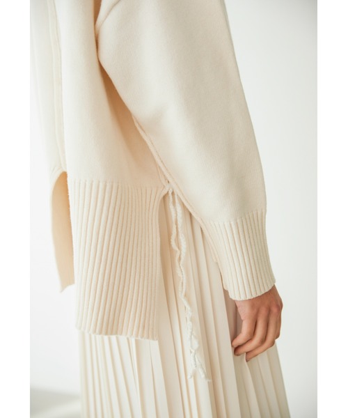 ALEXIA STAM(アリシアスタン)の「Contrast Stitch Knit Top/コントラストステッチニットトップ(ニット/セーター・レディース・アイボリー/グリーン系その他/ピンク系その他・FREE)」の15枚目の写真