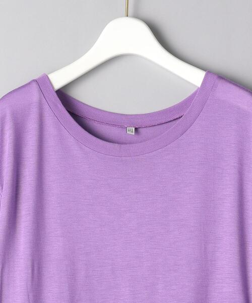 BASERANGE(ベースレンジ)の「<BASERANGE(ベースレンジ)>LOOSE ショートスリーブ Tシャツ 21SS(Tシャツ/カットソー・レディース・パープル/ライトブルー・X-SMALL)」の14枚目の写真
