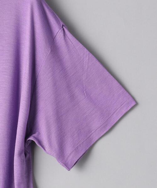 BASERANGE(ベースレンジ)の「<BASERANGE(ベースレンジ)>LOOSE ショートスリーブ Tシャツ 21SS(Tシャツ/カットソー・レディース・パープル/ライトブルー・X-SMALL)」の15枚目の写真