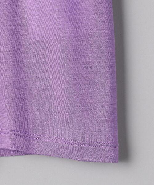 BASERANGE(ベースレンジ)の「<BASERANGE(ベースレンジ)>LOOSE ショートスリーブ Tシャツ 21SS(Tシャツ/カットソー・レディース・パープル/ライトブルー・X-SMALL)」の16枚目の写真