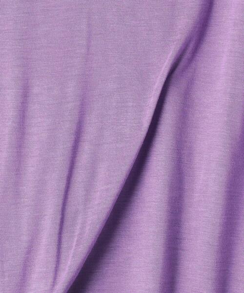 BASERANGE(ベースレンジ)の「<BASERANGE(ベースレンジ)>LOOSE ショートスリーブ Tシャツ 21SS(Tシャツ/カットソー・レディース・パープル/ライトブルー・X-SMALL)」の10枚目の写真