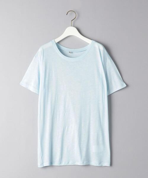 BASERANGE(ベースレンジ)の「<BASERANGE(ベースレンジ)>LOOSE ショートスリーブ Tシャツ 21SS(Tシャツ/カットソー・レディース・パープル/ライトブルー・X-SMALL)」の11枚目の写真