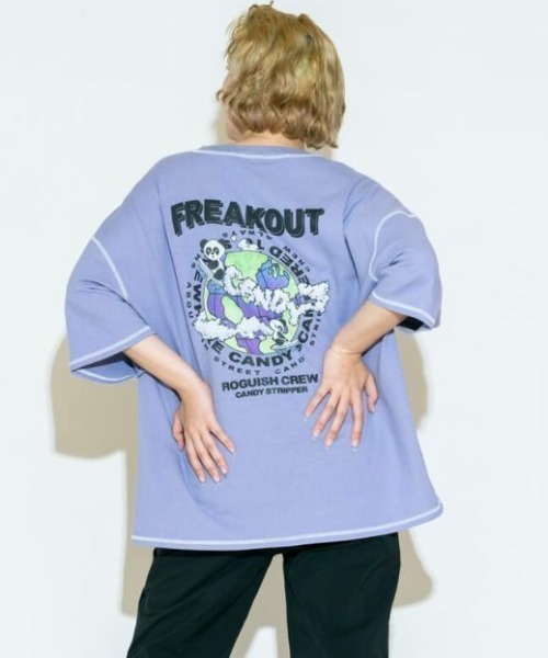 Candy Stripper（キャンディストリッパー）の「RUN ABOUT CANDY トップス（Tシャツ/カットソー・レディース・ブラック/オフホワイト/グリーン/ラベンダー・2）」の4枚目の写真