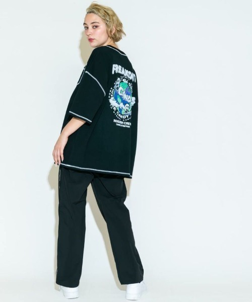 Candy Stripper（キャンディストリッパー）の「RUN ABOUT CANDY トップス（Tシャツ/カットソー・レディース・ブラック/オフホワイト/グリーン/ラベンダー・2）」の9枚目の写真