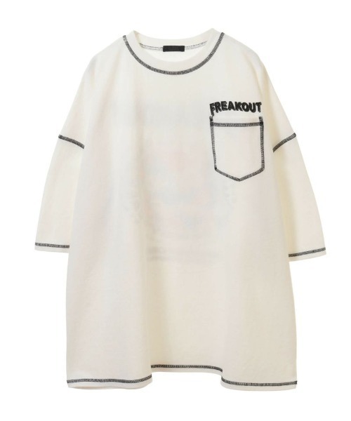 Candy Stripper（キャンディストリッパー）の「RUN ABOUT CANDY トップス（Tシャツ/カットソー・レディース・ブラック/オフホワイト/グリーン/ラベンダー・2）」の7枚目の写真