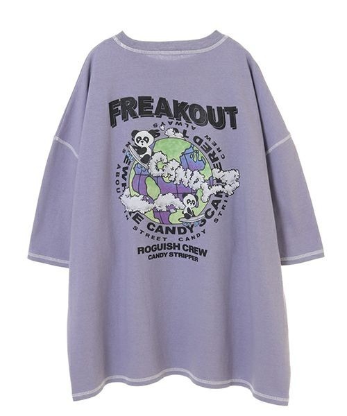 Candy Stripper（キャンディストリッパー）の「RUN ABOUT CANDY トップス（Tシャツ/カットソー・レディース・ブラック/オフホワイト/グリーン/ラベンダー・2）」の16枚目の写真