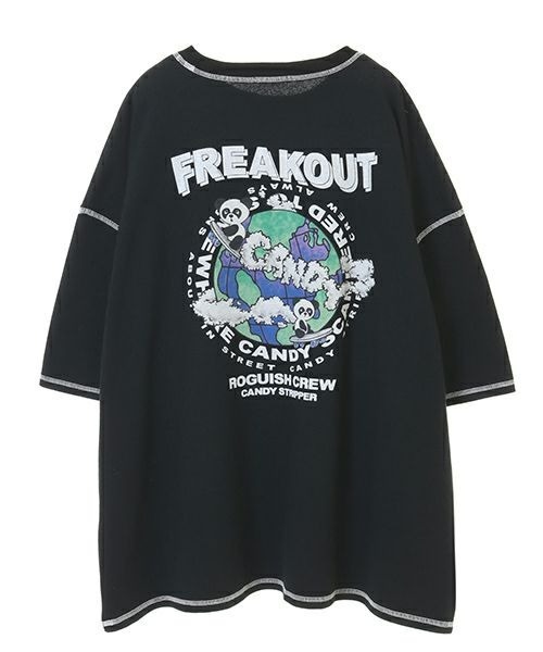 Candy Stripper（キャンディストリッパー）の「RUN ABOUT CANDY トップス（Tシャツ/カットソー・レディース・ブラック/オフホワイト/グリーン/ラベンダー・2）」の10枚目の写真