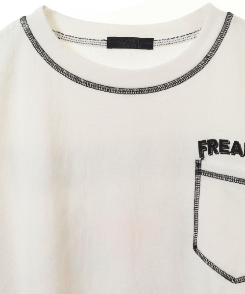 Candy Stripper（キャンディストリッパー）の「RUN ABOUT CANDY トップス（Tシャツ/カットソー・レディース・ブラック/オフホワイト/グリーン/ラベンダー・2）」の8枚目の写真