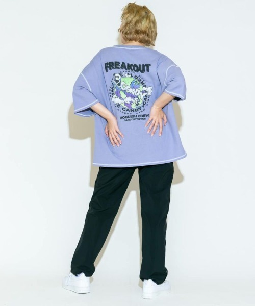 Candy Stripper（キャンディストリッパー）の「RUN ABOUT CANDY トップス（Tシャツ/カットソー・レディース・ブラック/オフホワイト/グリーン/ラベンダー・2）」の20枚目の写真