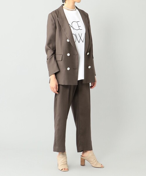 GRACE CLASS グレースクラス　ダブルジャケット　ホワイトボタン GRACE CLASS ジャケット テーラードジャケット サイドベンツ