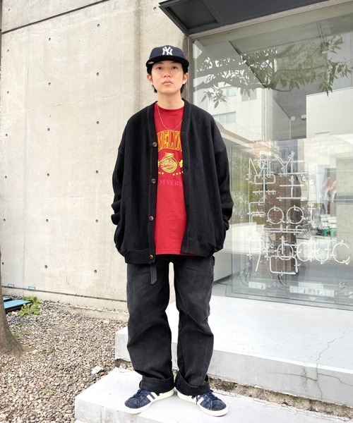 WHO'S WHO gallery(フーズフーギャラリー)の「【KOOKY'N/クーキー】刺繍viesityカレッジTEE(Tシャツ/カットソー・メンズ・ネイビー/ホワイト/ライトグレー/バーガンディー/ブラック・FREE)」の19枚目の写真