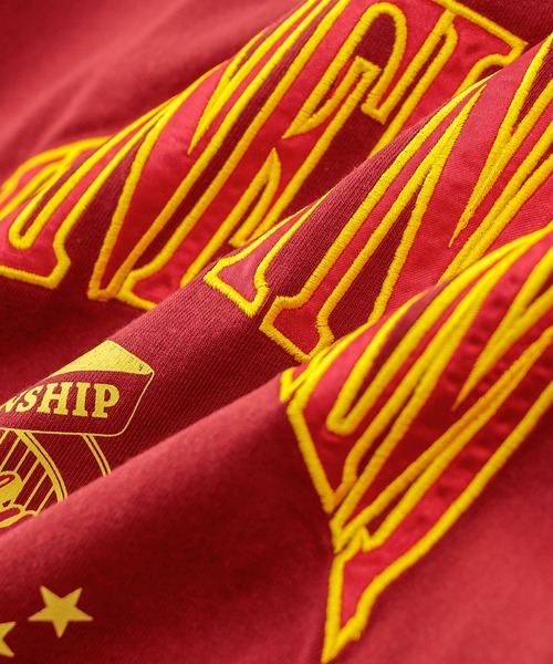 WHO'S WHO gallery(フーズフーギャラリー)の「【KOOKY'N/クーキー】刺繍viesityカレッジTEE(Tシャツ/カットソー・メンズ・ネイビー/ホワイト/ライトグレー/バーガンディー/ブラック・FREE)」の14枚目の写真