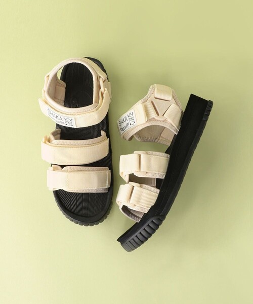 FREAK'S STORE（フリークスストア）の「SHAKA × FREAK'S STORE/シャカ 別注NEO BUNGY/別注ネオバンジー（サンダル・レディース・オフホワイト/ネイビー・5/6）」の21枚目の写真