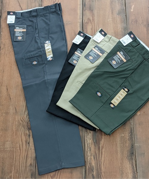 Dickies（ディッキーズ）の「Dickies/ディッキーズ　TCツイル ダブルニーパンツ（その他パンツ・メンズ・チャコールグレー/ブラック/オリーブ/カーキ/グリーン・32inch/36inch/34inch）」の2枚目の写真