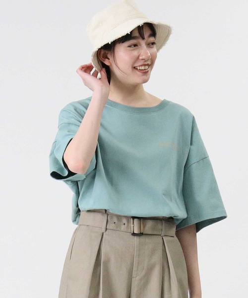 RAG MACHINE（ラグマシーン）の「【RAG MACHINE】バックプリントＴシャツ（Tシャツ/カットソー・レディース・グリーン/パープル/オフホワイト・L/M）」の16枚目の写真