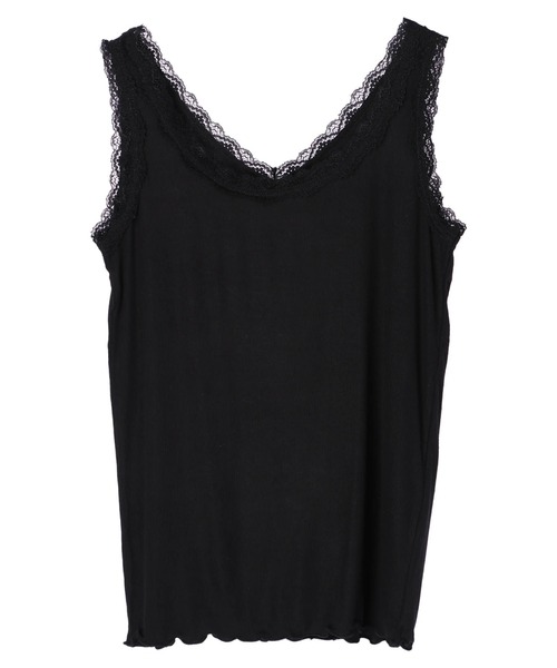 SLURR(スラ―)の「【大きいサイズ】レースリブ前後2Wayインナー(タンクトップ・レディース・ブラック/ブラウン/オフホワイト/ライトベージュ・LARGE/X-LARGE)」の11枚目の写真