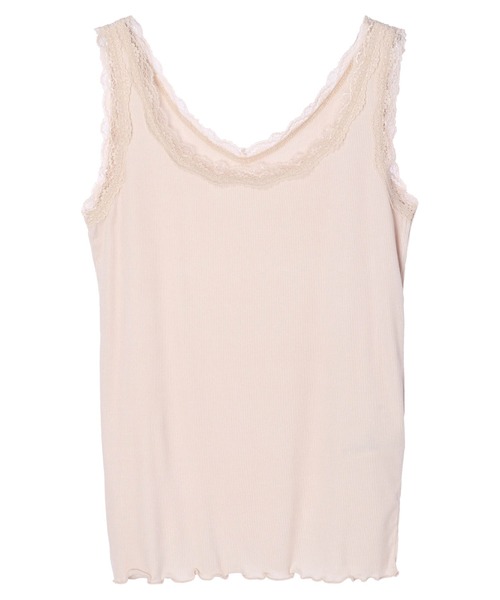 SLURR(スラ―)の「【大きいサイズ】レースリブ前後2Wayインナー(タンクトップ・レディース・ブラック/ブラウン/オフホワイト/ライトベージュ・LARGE/X-LARGE)」の13枚目の写真