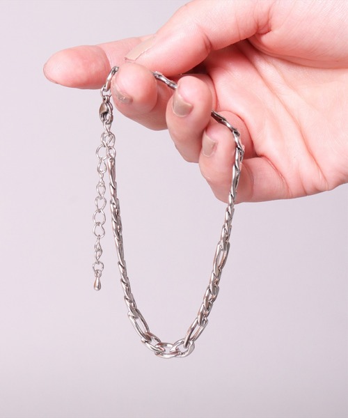 BAYBLO（ベイブロ）の「(BB)【ユニセックス】ステンレス チェーン デザイン アンクレット（アンクレット・レディース・シルバー系その他/シルバー系その他2/シルバー系その他3/シルバー系その他4・ONE SIZE）」の8枚目の写真