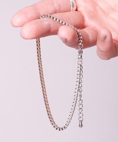 BAYBLO（ベイブロ）の「(BB)【ユニセックス】ステンレス チェーン デザイン アンクレット（アンクレット・レディース・シルバー系その他/シルバー系その他2/シルバー系その他3/シルバー系その他4・ONE SIZE）」の7枚目の写真