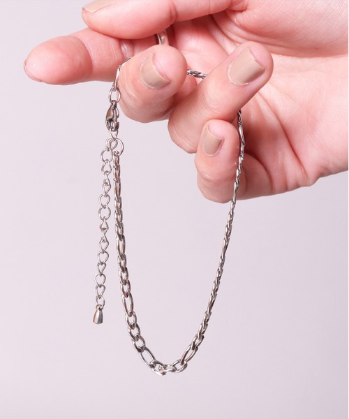 BAYBLO（ベイブロ）の「(BB)【ユニセックス】ステンレス チェーン デザイン アンクレット（アンクレット・レディース・シルバー系その他/シルバー系その他2/シルバー系その他3/シルバー系その他4・ONE SIZE）」の6枚目の写真